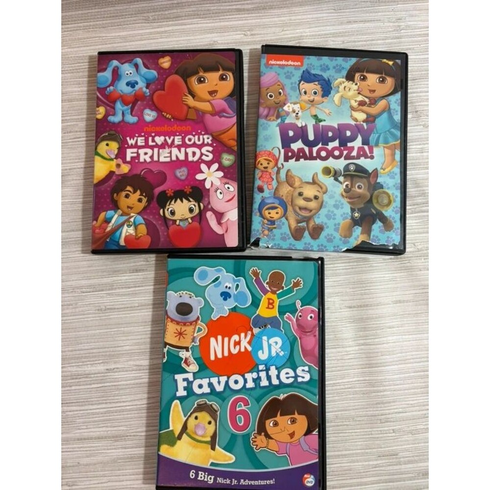 Y2K Nick jr dvd set Dora blues clues bubble guppies